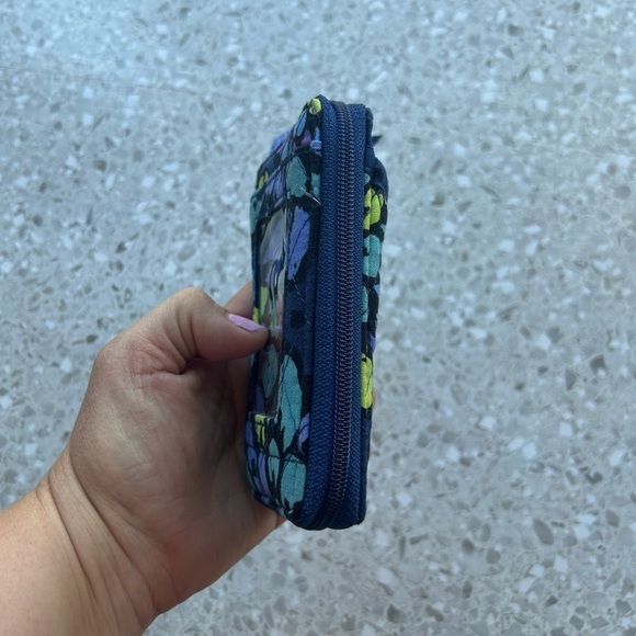 Vera Bradley Quilted Floral Wristlet with Strap - Picture 7 of 10